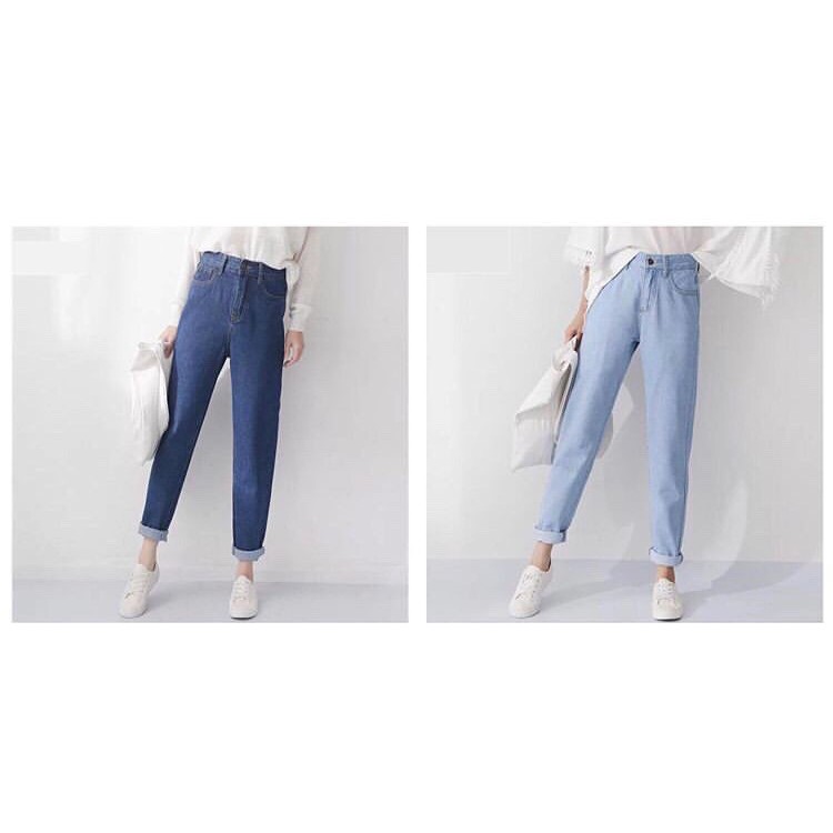 Quần baggy nữ jean cao cấp NiTi QC đủ size S, M, L siêu đẹp, siêu hot-NL.CTB008