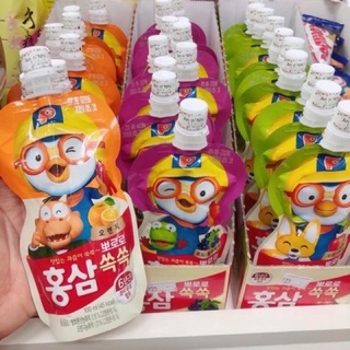 Nước hồng sâm trái cây pororo đủ vị cho bé 100ml [ Date Mới Nhất ]