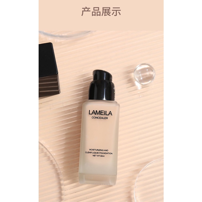 Hàng Sẵn  Kem Nền BB Cream Lameila 3063 MOISTERZING AND CLEAR LIQID FOUDATION Auth Nội Địa