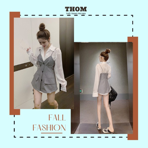 Áo Vest Hai Dây Thời Trang THOM Trendy