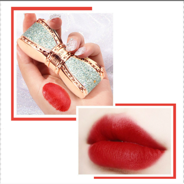 Son Môi Trang Điểm Dazzle Me Màu Lì Thiết Kế Vỏ Hình Nơ Khối Lượng Tịnh 3.5g | BigBuy360 - bigbuy360.vn