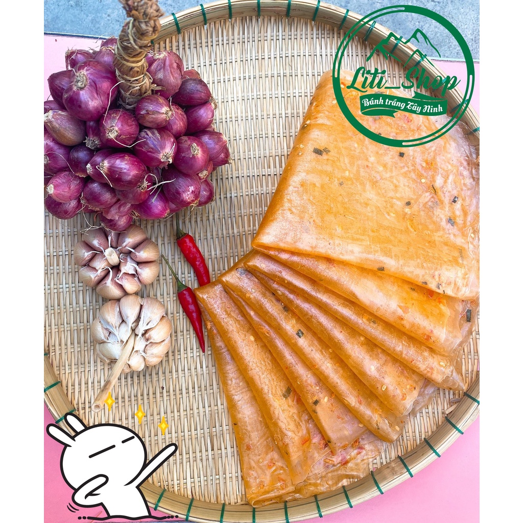 Bánh tráng Dẻo tôm tây ninh 500Gr