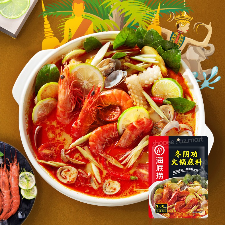 Cốt Gia Vị Lẩu Haidilao Lẩu Thái Tomyum Chua Cay Thơm Ngon Hảo Hạng