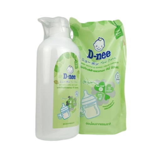 [ SIÊU SALE ] Nước rửa bình sữa Dnee Cleanser Organic 600ml, 620ml Thái Lan, Hạn sử dụng 36 tháng kể từ ngày sản xuất.