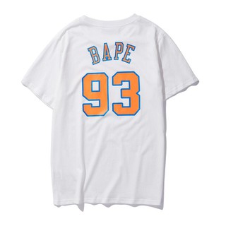 Áo Thun Vải Cotton In Hoạ Tiết Bape Trẻ Trung Thời Trang