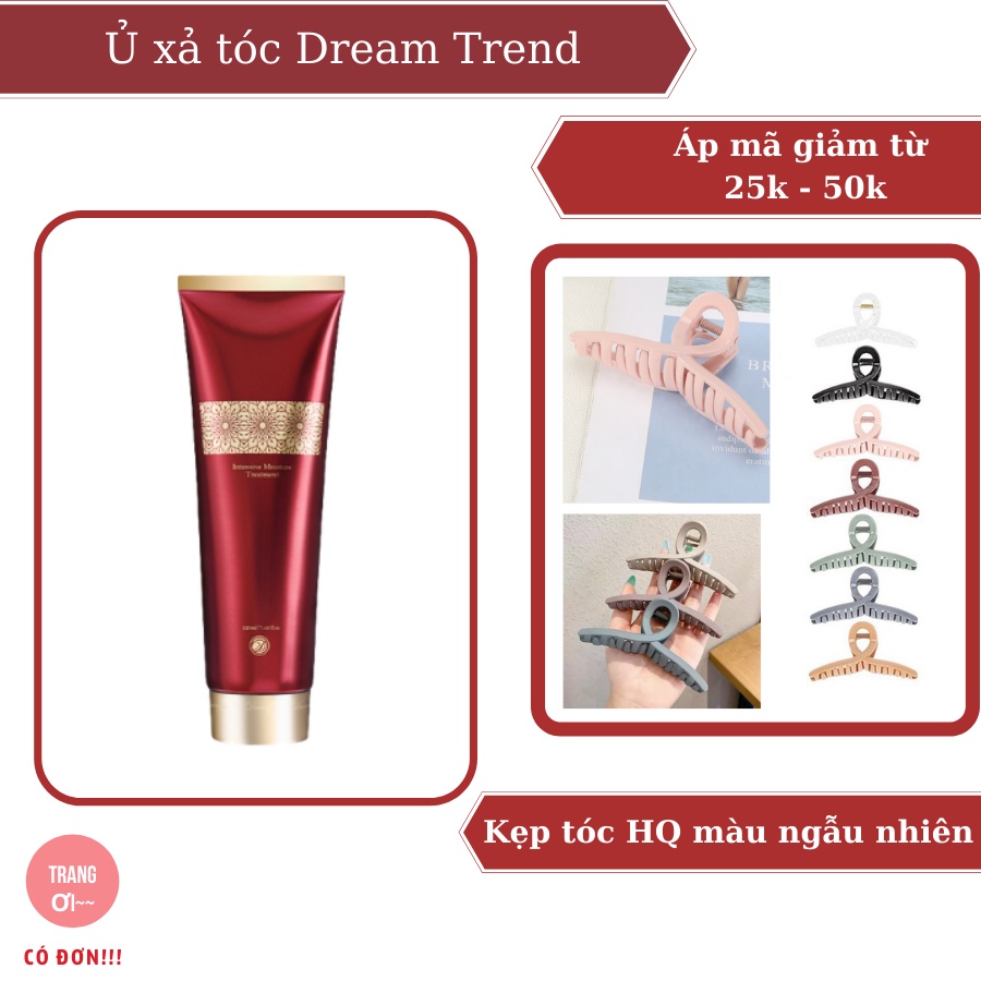 [Giảm 20k nhập mã TRUETT20K ] Dầu xả mặt nạ tóc Dream Trend suôn mượt phục hồi cho tóc hư tổn