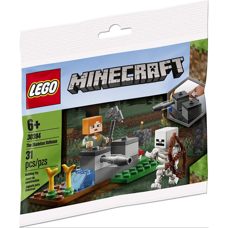 Lego HaHa - Lego Minecraft - Polybag - The Skeleton Defense - 30394