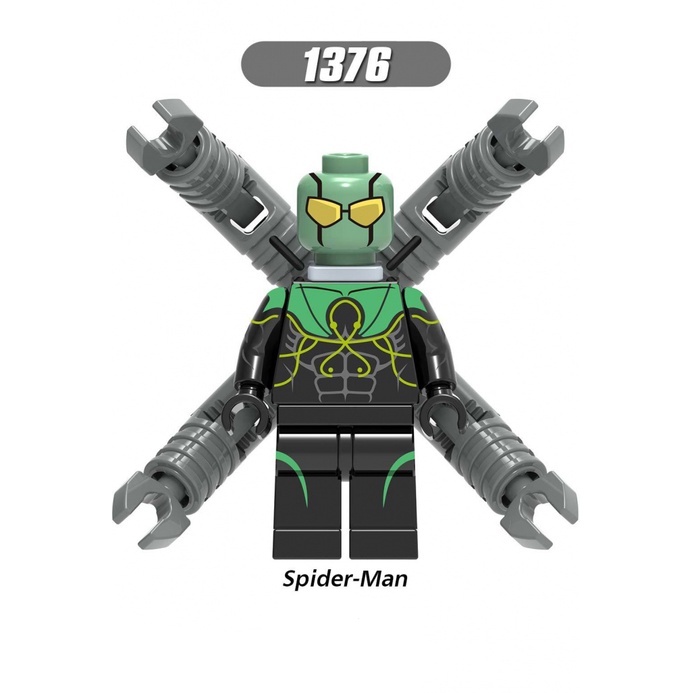 Đồ chơi giáo dục người nhện đồ chơi học tập cho trẻ em đồ chơi giáo dục sớm Lego Marvel lego robot lego minifigures