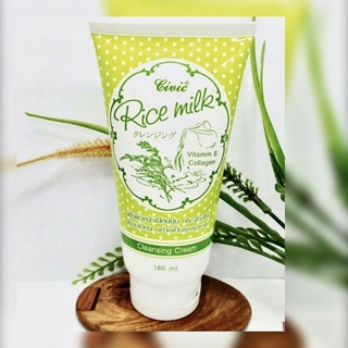 Sữa rửa mặt gạo Civic Rice Milk Cleansing Cream 180ml