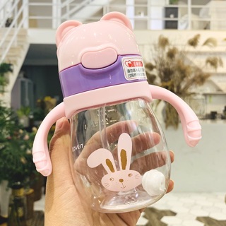 Bình nước Diller 2in 1(đầu ống hút+núm ti)