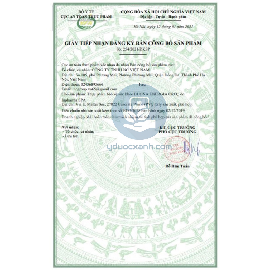 Mua  BUONA ENERGIA ORO, 10 lọ, Siro ăn ngon cho bé, trẻ em - Y Dược Xanh