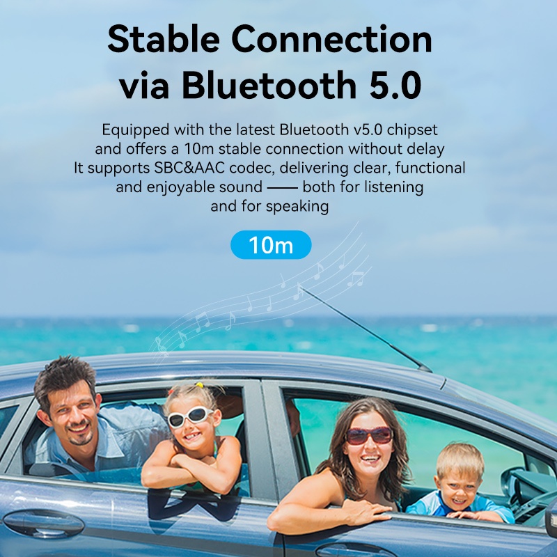 USB bluetooth 5.0 VENTION nhận tín hiệu âm thanh rảnh tay tích hợp micro chuyên dụng