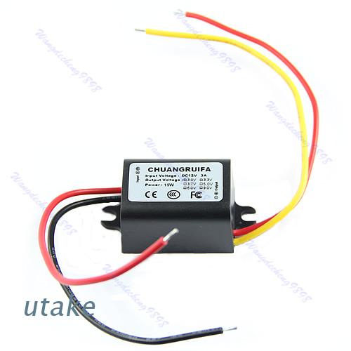 Mô Đun Hạ Áp Utake Dc 12v 9v 3a 15w Chống Thấm Nước Chuyên Dụng
