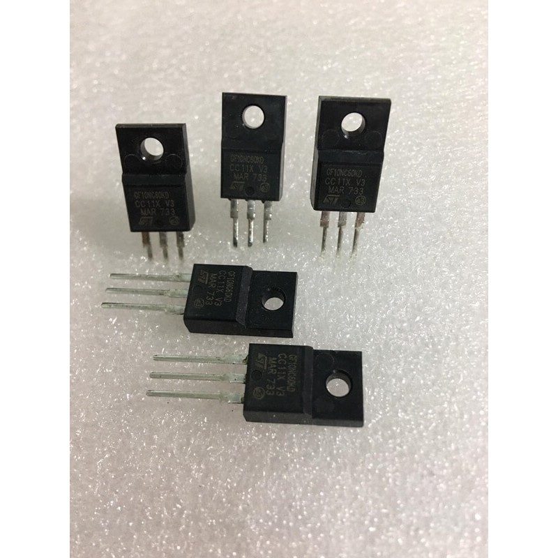 MOSFET STGF10NC60KD GF10NC60KD 10A 600V mới, chính hãng 100%