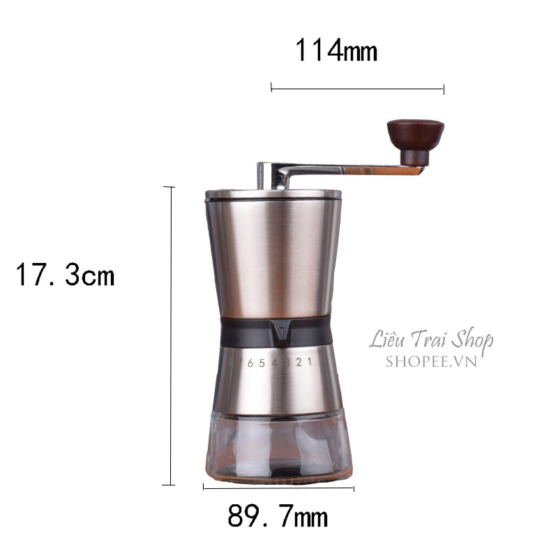 Cối xay cà phê cao cấp lõi gốm ceramic burr precision. coffee grinder