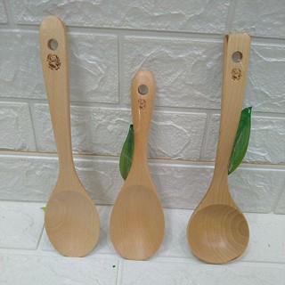 [KM] Môi múc cơm,canh gỗ Trường Sơn