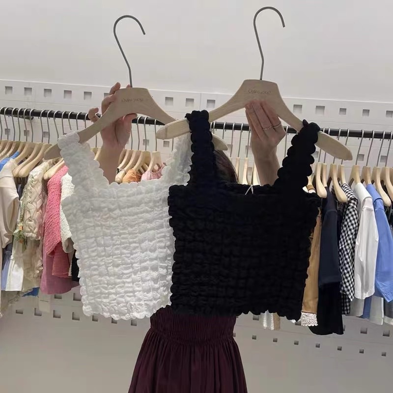 Áo crotop hai dây xốp ô vuông mềm mịn mùa hè dành cho nữ Nhungkudostore