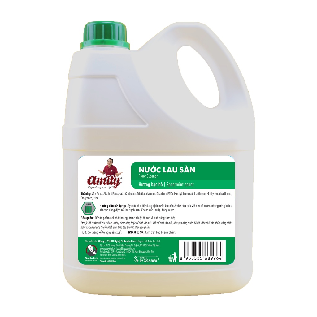 Nước lau sàn AMITY 3.5Kg Nhiều Mùi Hương