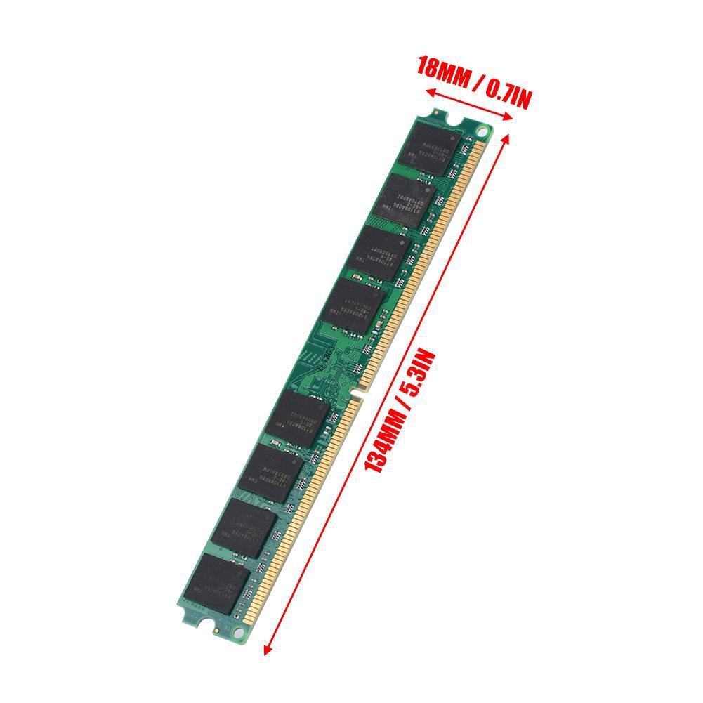 Bộ Nhớ Ram 2G DDR2 2G 800MHz PC2-6400 PC Ram 240Pin M | BigBuy360 - bigbuy360.vn