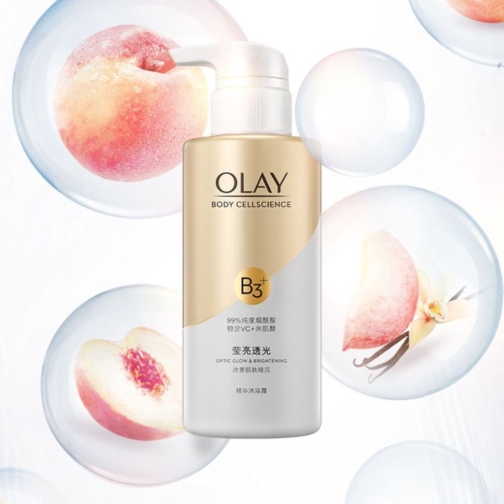 Sữa Tắm OLAY B3+Vitamin C 500ml Siêu Dưỡng Trắng Da, Cấp Ẩm Và Đàn Hồi Cho Da