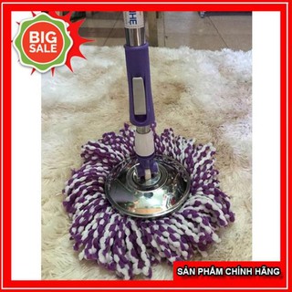 ( XẢ HÀNG - GIÁ SỐC ) Cây Lau Nhà Tư Vắt 360 độ Mâm Inox - hàng chính hãng Megahome