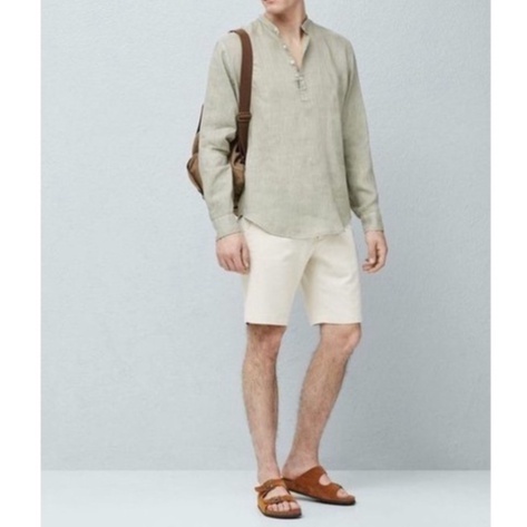 Quần short nam kaki Z.ara man form vừa đẹp