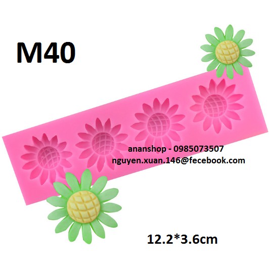 Khuôn silicon hoa M40 , M41 , M42