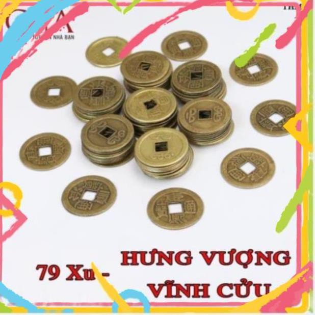 Đồng xu ngũ đế, đồng xu phong thuỷ bỏ bóp ví | Vật phẩm chiêu tài