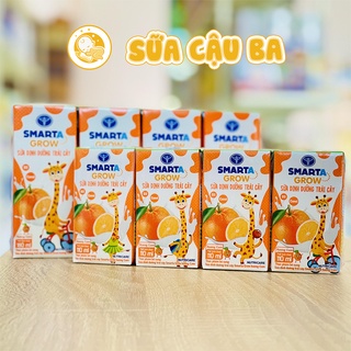 Lốc sữa nước trái cây Nutricare Smarta Grow vị cam dinh dưỡng cho trẻ thấp