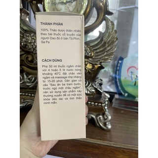 Nước ngâm chân Dân tộc Dao đỏ 300ml cực tốt cho sức khỏe