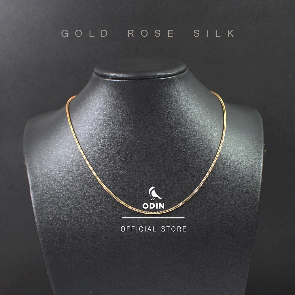 Dây chuyền lụa Silk màu Rose-Gold - Thanh lịch - Gợi cảm - Cá tính