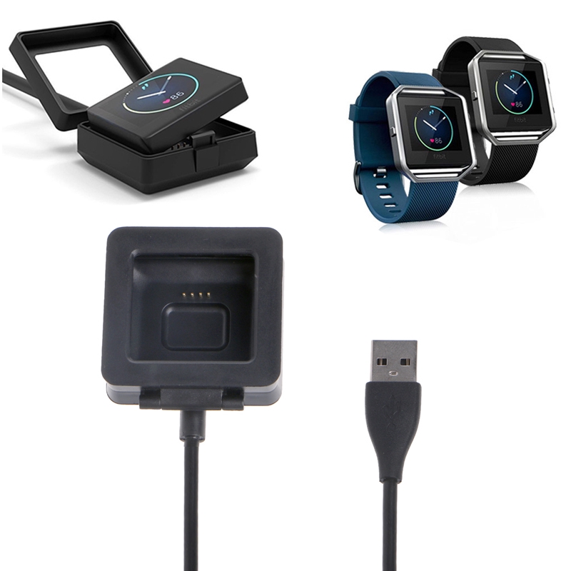 Bộ sạc thay thế cáp sạc USB cho đồng hồ thể dục thông minh Fitbit Blaze