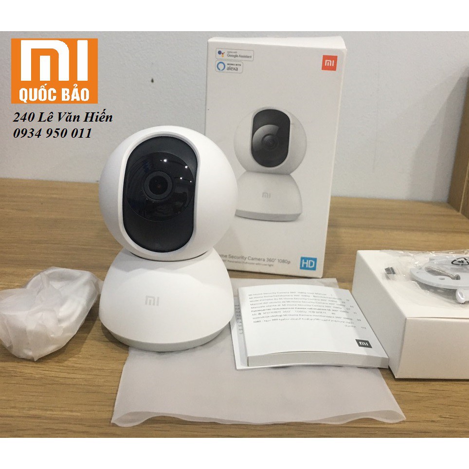 Camera IP xoay 360 độ Xiaomi Home Paranomic 1080p 2019 bản Quốc tế chính hãng Digiworld | BH 12 tháng