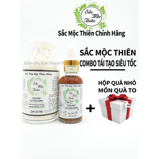 Sắc Mộc Thiên - Combo Tinh Chất Giúp Tái Tạo Da Siêu Tốc Và Linh Chi Mộc Trị Thâm - Mụn - Nám - Tàn nhang - Sẹo Rỗ