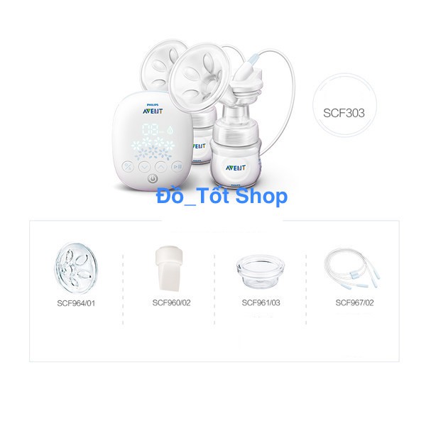 Phụ kiện máy hút sữa Philips Avent hoa tuyết chính hãng