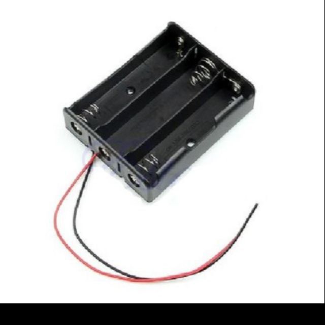 Đế pin 18650 gắn 3 pin có dây nối dài