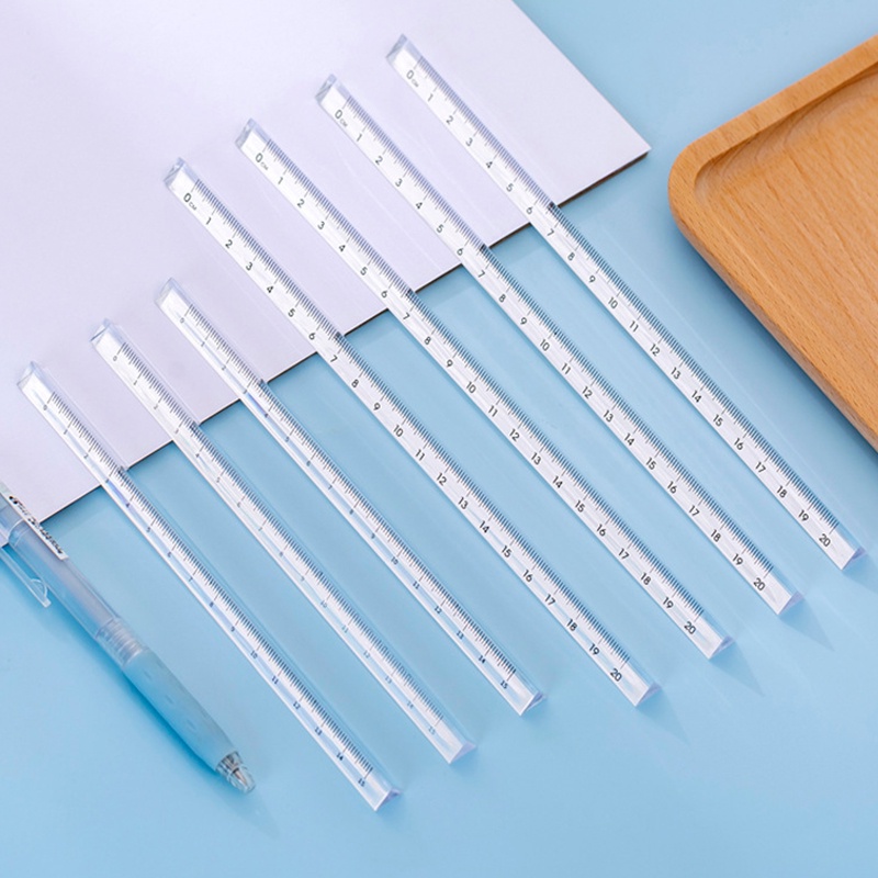 Thước Kẻ Trong Suốt Hình Tam Giác 15cm