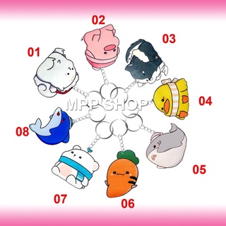 Bộ 8 móc hero team linh vật / móc treo hero team