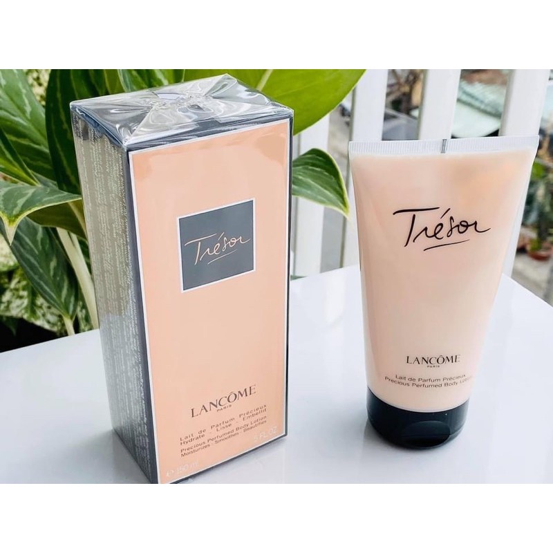 Dưỡng thể hương nước hoa lancome Tresor 150 ml