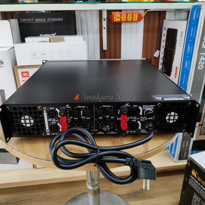 Cục đẩy 4 kênh JB L SP-1400 64 sò, công suất 1000W/1 kênh, hàng nhập khẩu, nguồn đồng 100%