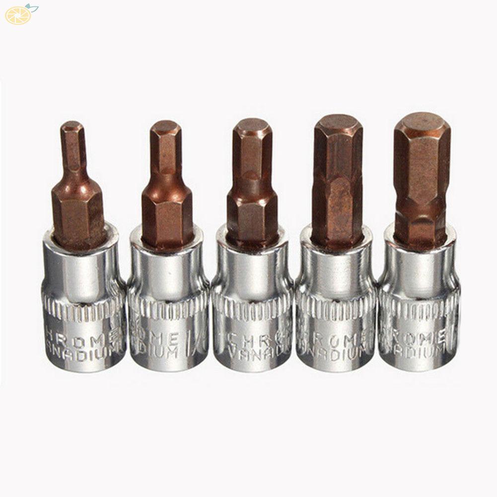 Bộ 5 đầu tua vít đầu lỗ lục giác H3 H4 H5 H6 H7