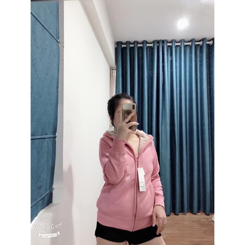 Áo nỉ lót lông trẻ em uniqlo