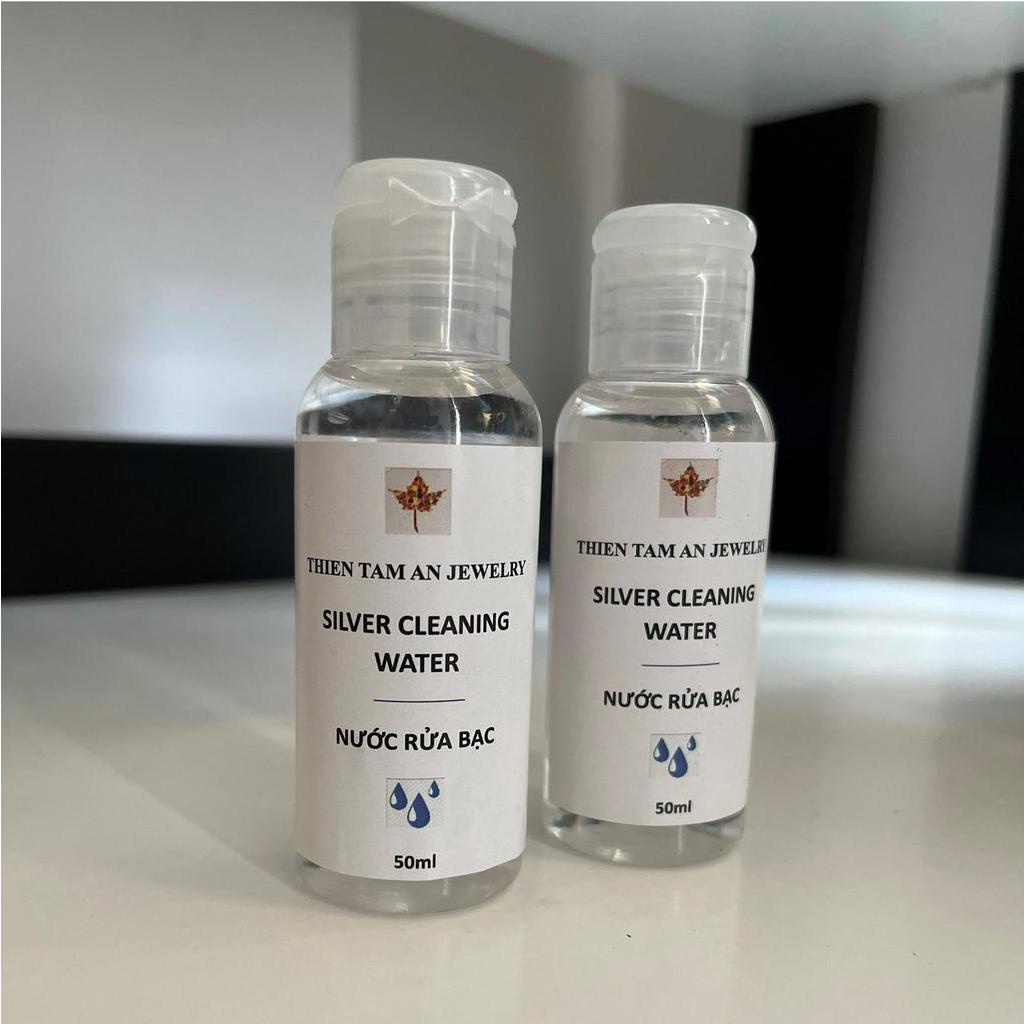 Nước rửa trang sức Bạc TTA Jewelry làm sạch dây chuyền, nhẫn, lắc tay, hoa tai TTAcleaning 50ml