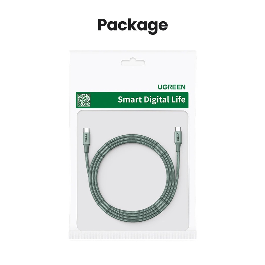 Cáp Sạc Ugreen C to C 100W PD Sạc Nhanh Điện Thoại Máy Tính Laptop