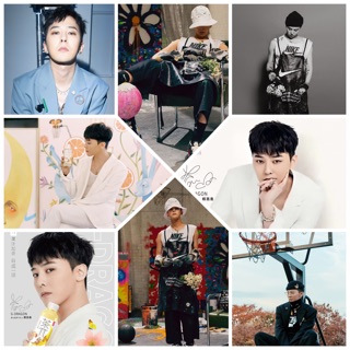 SET 8 TẤM POSTER KHỔ A4 G-DRAGON BIGBANG CÁN HOLOGRAM PHẢN QUANG GIẤY BÓNG ĐẸP