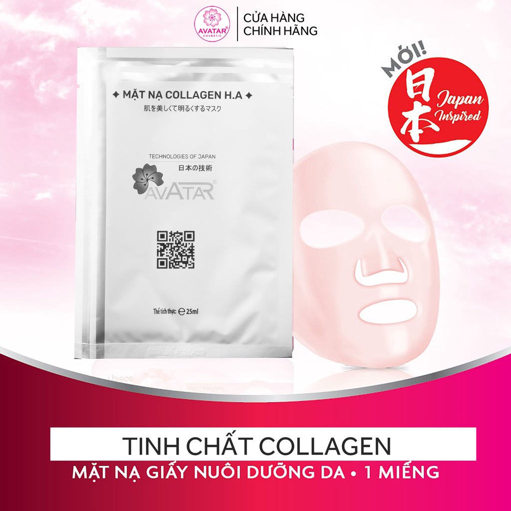 [GIFT] Mặt nạ collagen AVATAR siêu dưỡng da chống lão hóa hộp 5 miếng