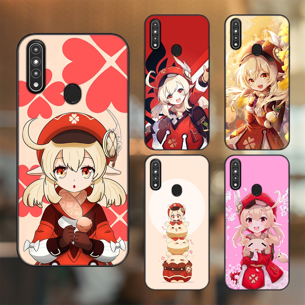 Ốp lưng Oppo A31, A8 viền đen in hình Klee Genshin Impact