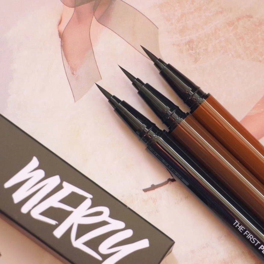 Bút kẻ mắt nước lâu trôi, không lem Merzy the First Pen Eye Liner 0.5g