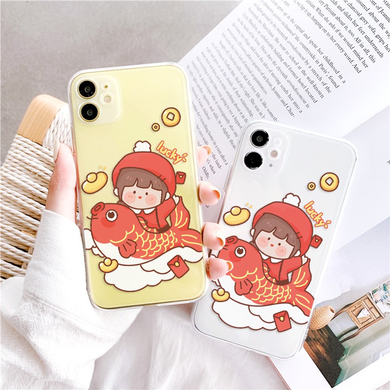 Ốp lưng iphone Roro Fish trong 5/5s/6/6plus/6s/6splus/7/7plus/8/8plus/x/xr/xs/11/12/pro/max/plus/promax/mini/shin t36