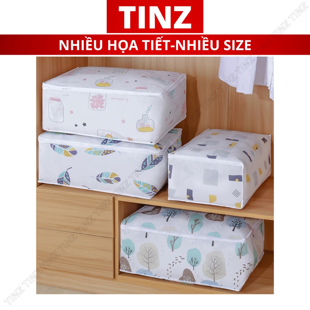 Túi đựng quần áo chăn màn ga gối, túi để đồ dùng cỡ lớn vải chống ẩm mốc
